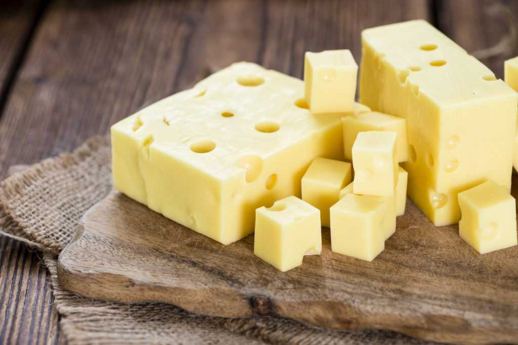 cheese blocks whole and cut up